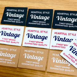 ロゴタグVintage 10枚セット 布タグ ワッペン・アップリケ haskypower