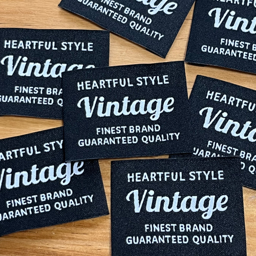 ロゴタグVintage 10枚セット 布タグ ワッペン・アップリケ haskypower