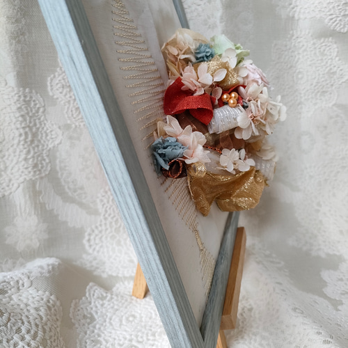 限定一点》インテリア イーゼル付き プリザーブドフラワーアート