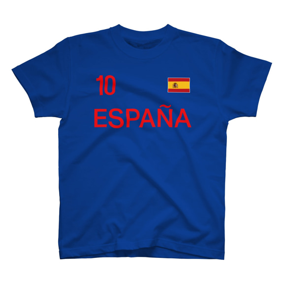 胸番号を選べる スペイン サッカー Tシャツ Football ESPANA Tshirt 4枚目の画像