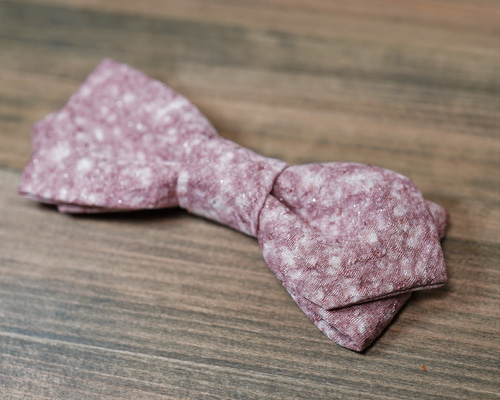 新品 エルメス ボウタイネクタイ 蝶ネクタイ ツイリー ピンク パピヨン