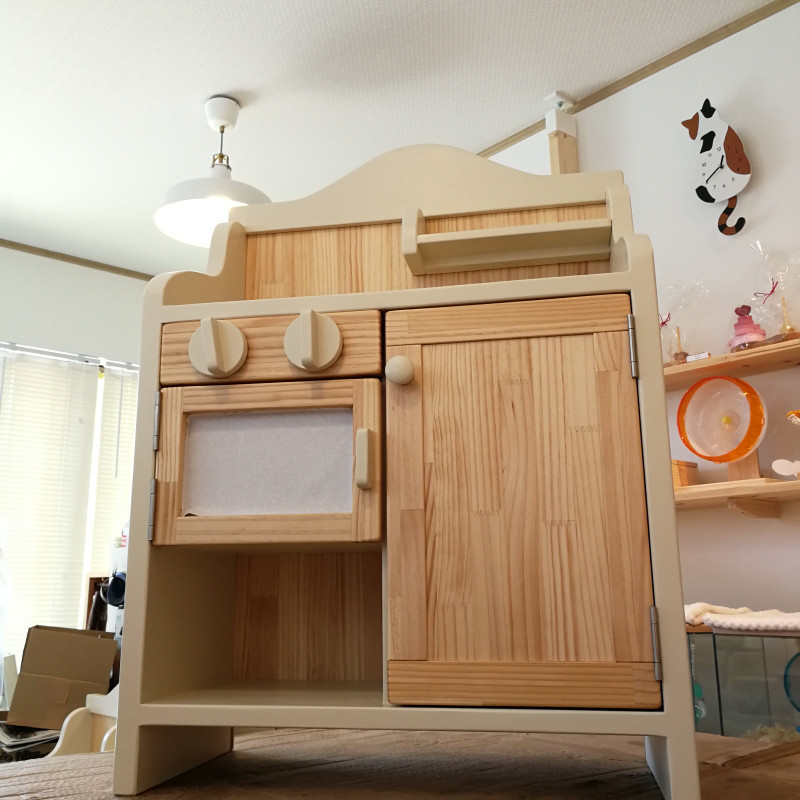 ままごとキッチンFタイプ（ナチュラル）