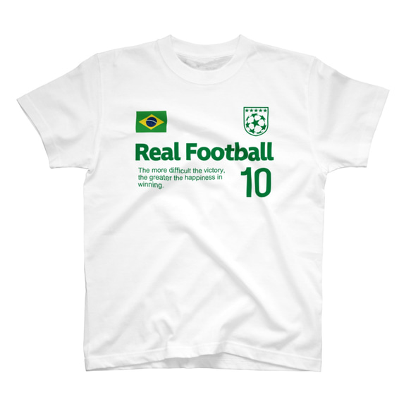 胸番号を選べる ブラジル サッカー Tシャツ Football BRASIL BRAZIL Tshirt 4枚目の画像