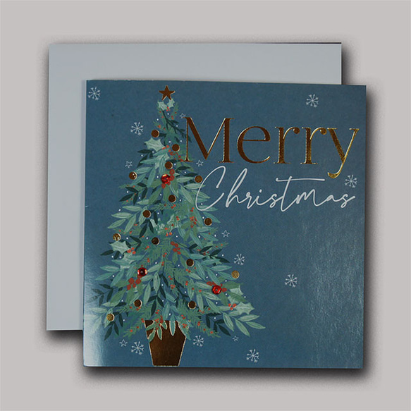 クリスマスカード　「スパークル」　119　スパークル　四点セット CT  xmass-44 2枚目の画像