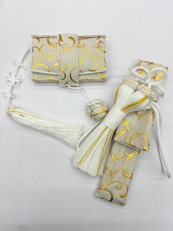 花嫁和装 はこせこ かいけん【婚礼/筥迫・懐剣2点セット】サンド 花嫁和装 はこせこ かいけん【婚礼/筥迫・懐剣2点セット】サンド
