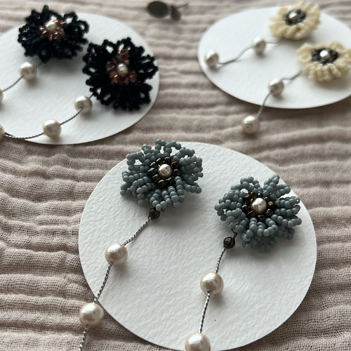 ⚜️定価１４万　新品⚜️さえら　ヒスクローネ⚜️シルク　刺繍　ビーズ　２ 99fb62711f1ff6e5143ae3aec94caf
