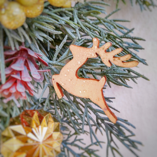 クリスマス2024キラキラトナカイが付き大人スワッグ Xマス トナカイ