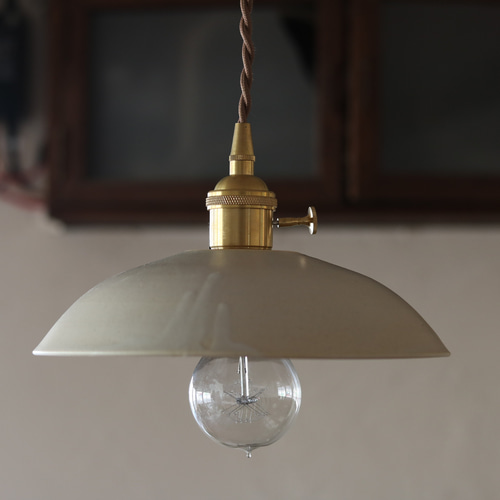 陶器のランプシェード 白 シーリングライト・ペンダントライト