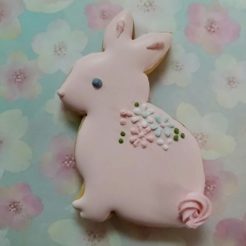うさるなさま確認用　アイシングクッキー おぱんちゅうさぎ🐇ありがとうございました😊 #おぱんちゅ