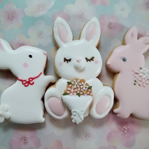 Creema限定 うさぎ好きさんに!うさぎさんのアイシングクッキー