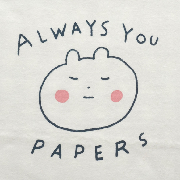 Always You Papers 長袖Tシャツ - Blue 2枚目の画像