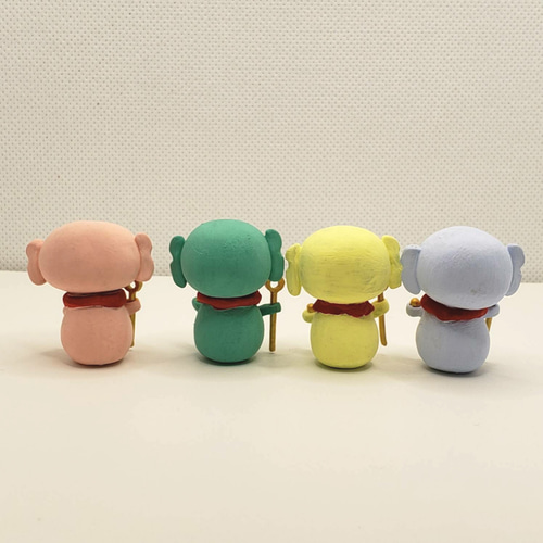 カラフルお地蔵様セット その他人形 ぷち工房T 通販 15002682