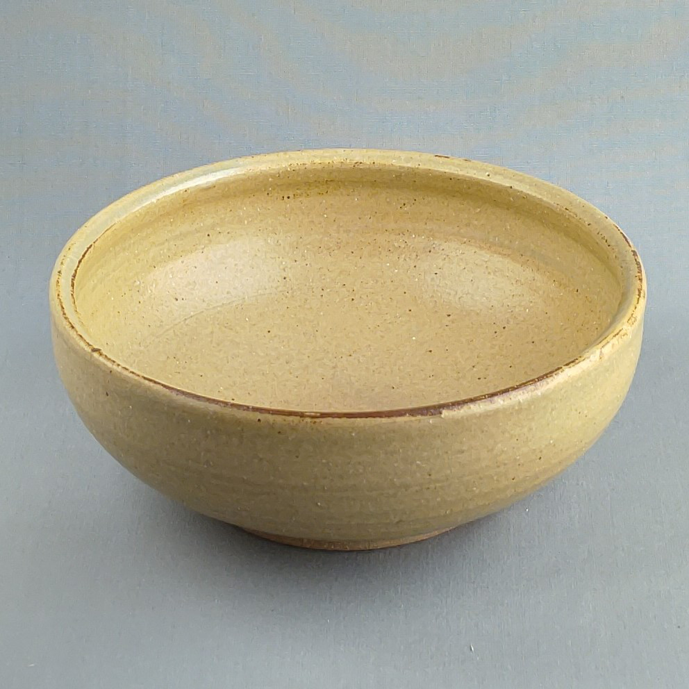 盛鉢　灰釉　【商品番号：00133】