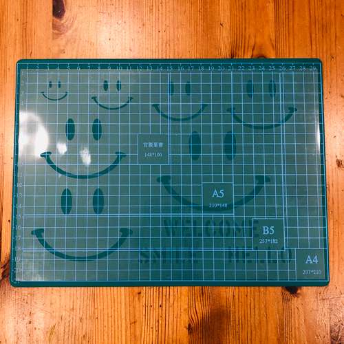 No.227 送料込 ステンシルシート ニコちゃん にこちゃん スマイル  