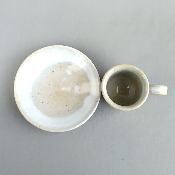 コーヒーカップ　白萩釉　【商品番号：00151】 5枚目の画像