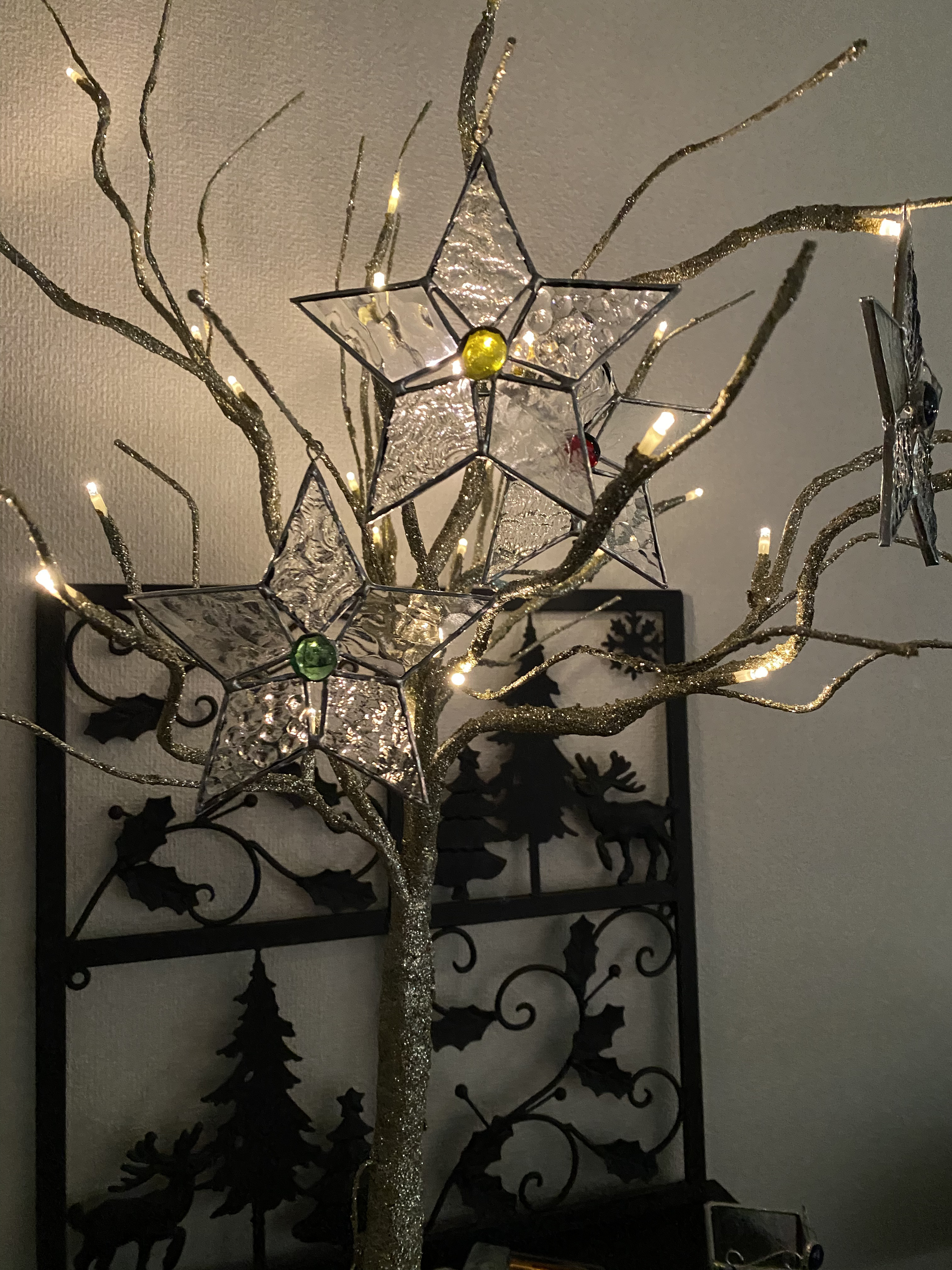 ✴︎2個セット 星のオーナメント・サンキャッチャー ✴︎ステンド