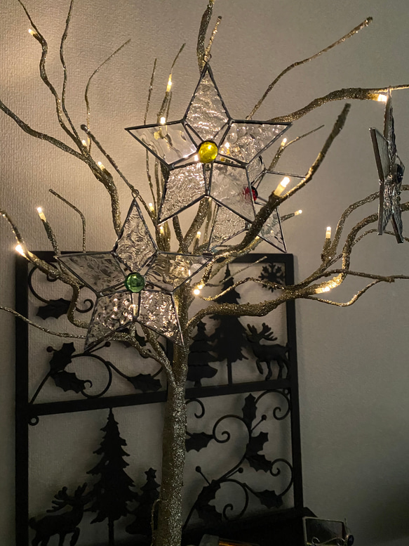 ✴︎2個セット 星のオーナメント・サンキャッチャー