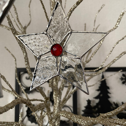 ✴︎2個セット 星のオーナメント・サンキャッチャー ✴︎ステンド