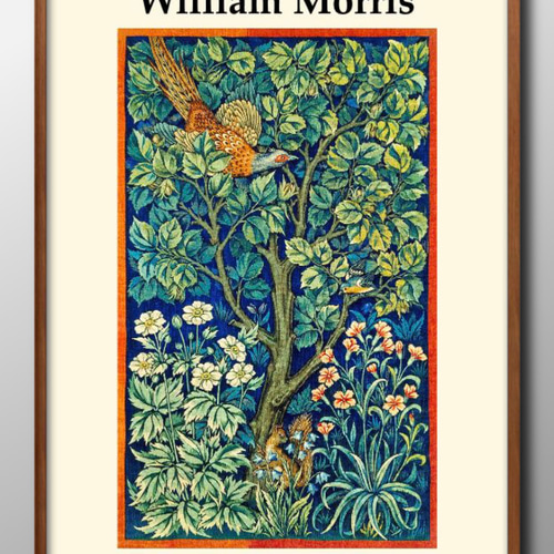 1-0176□A3アートポスター『ウィリアム・モリス』上級マットコート紙