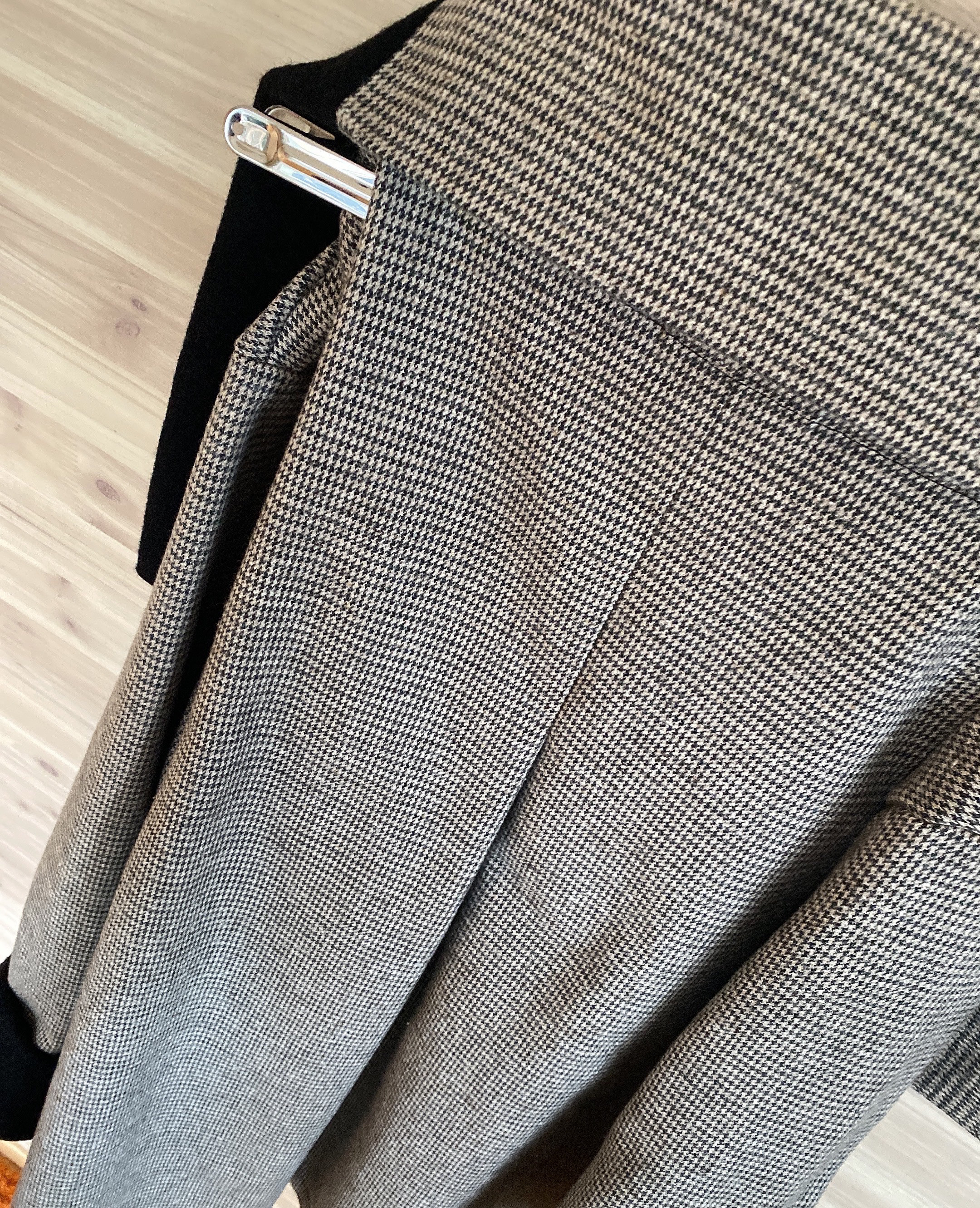 a.myu 3パターンコート　千鳥格子　起毛wool