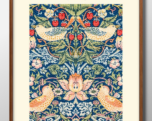 Charles FA Voysey Fragmento textil 1890-1910（ウィリアム