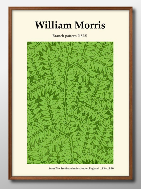 1-7528■A3アートポスター『ウィリアム・モリス』上級マットコート紙採用　絵画　イラスト　北欧 1枚目の画像