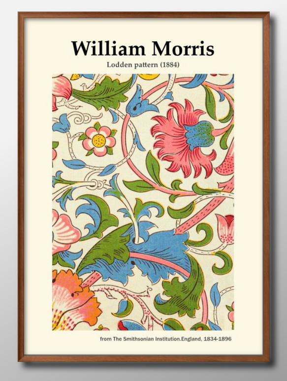 1-7535■A3アートポスター『ウィリアム・モリス』上級マットコート紙採用　絵画　イラスト　北欧 1枚目の画像