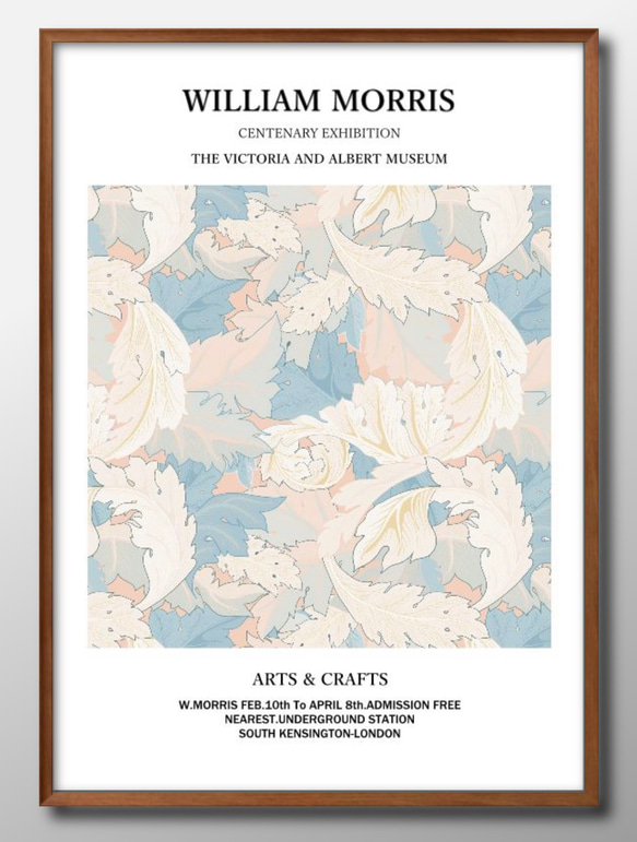 1-9415■A3アートポスター『ウィリアム・モリス』上級マットコート紙採用　絵画　イラスト　北欧 1枚目の画像