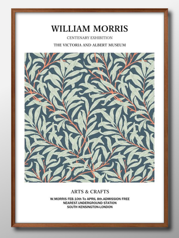 1-9418■A3アートポスター『ウィリアム・モリス』上級マットコート紙採用　絵画　イラスト　北欧 1枚目の画像
