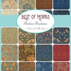 moda 生地　BEST OF MORRIS ベスト・オブ・モリス　アネモネ　ブラウン 3枚目の画像