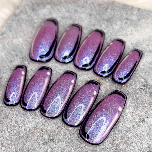 ネイルチップコミックネイルチップレディース コスメ オシャレ チップ種類、カラー変更可能》ピンクブルーラメコミックネイル