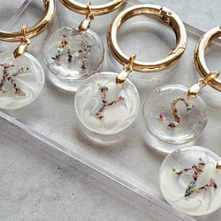 イニシャル*キーホルダー 8枚目の画像