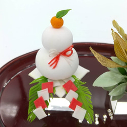 【お正月ハンドメイド2023】門松と鏡餅のセット　B 4枚目の画像