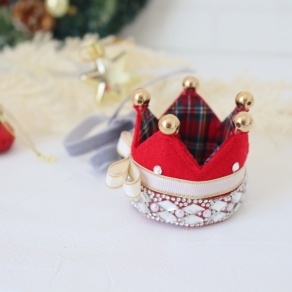 《人気商品》jewelry christmas クラウン/クリスマスのティアラ・帽子　誕生日や撮影会にどうぞ 6枚目の画像