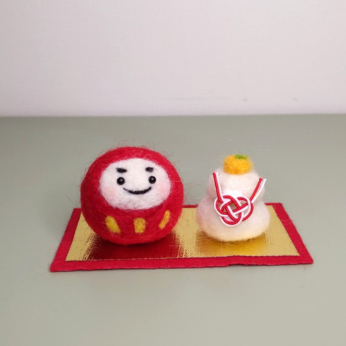 うーたん♪　お正月飾り　羊毛フェルト うーたん♪様専用 お正月飾り 羊毛フェルト （お正月☆お正月