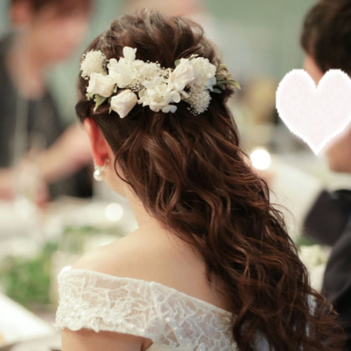 ヘッドドレス*ウエディング*前撮り*和婚*ヘアアクセサリー ヘッドドレス*ウエディング*前撮り*和婚*ヘアアクセサリー