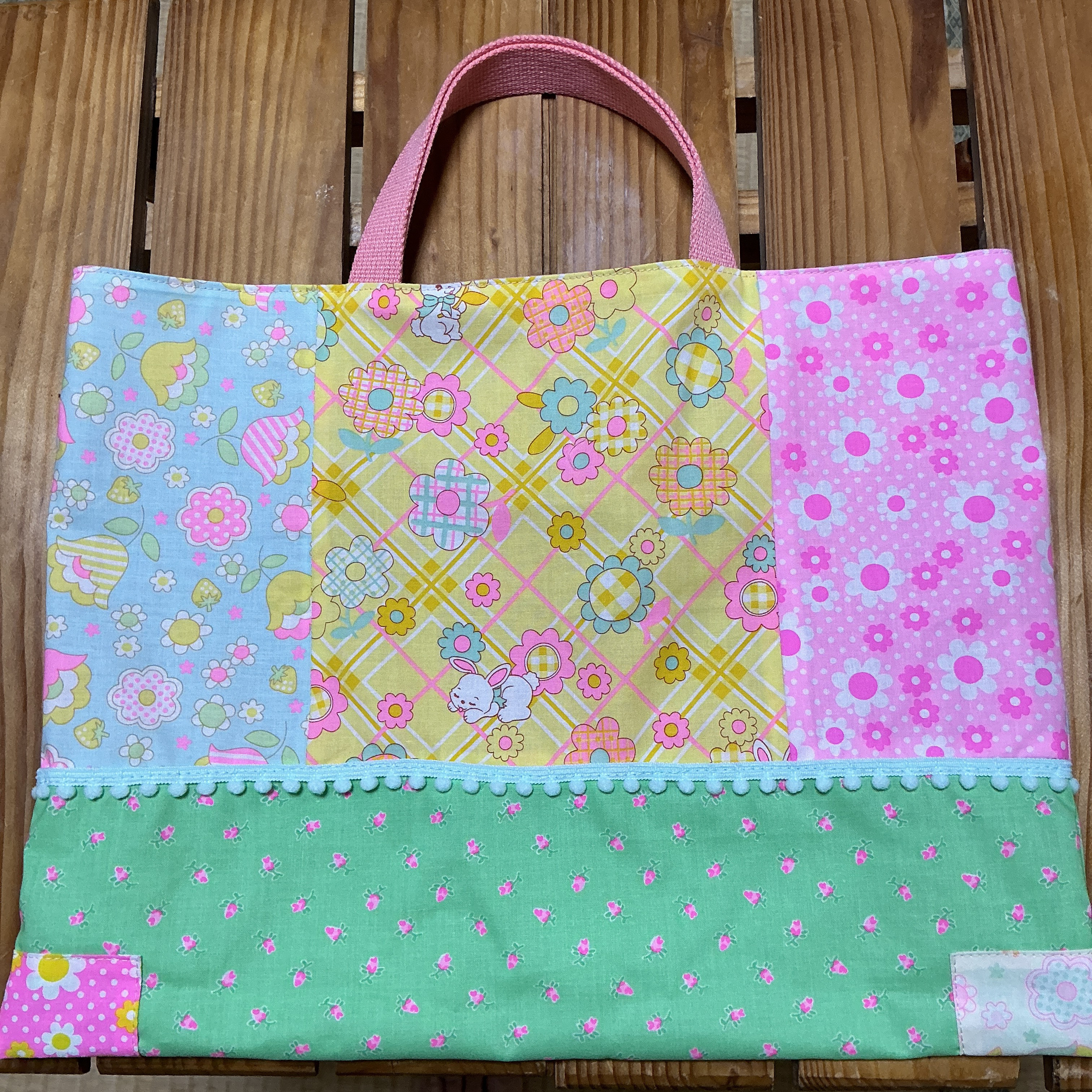 入園入学準備 ピンクスpinks 手提げ レッスンバッグ 通園通学