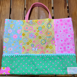 入園入学準備 ピンクスpinks 手提げ レッスンバッグ 通園通学かばん