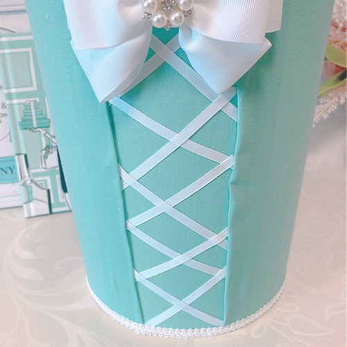 ティファニーブルー♡大きなダストボックス フリーボックス・小物入れ