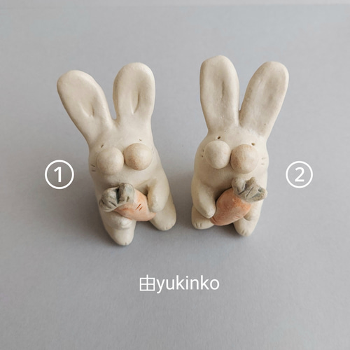 No carrot No life！にんじん大好き白うさぎちゃん その他置物