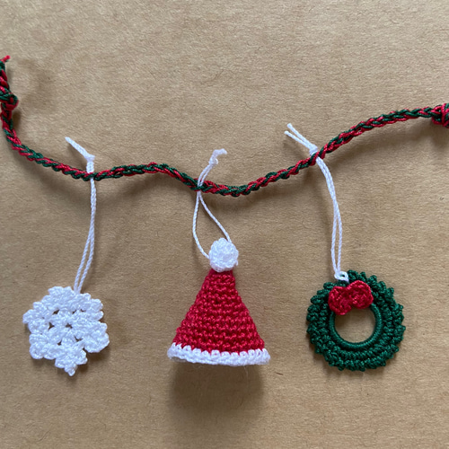 未使用☆レース編みオーナメントモビール レースオーナメント6枚セット【Gerber/プラウエンレース】 | ANDCHILD