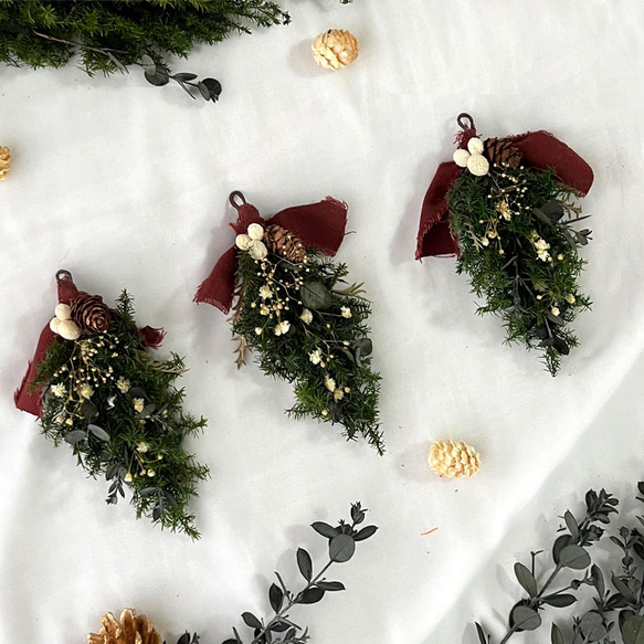 受注生産】ドライフラワー クリスマスツリー 冬 クリスマス