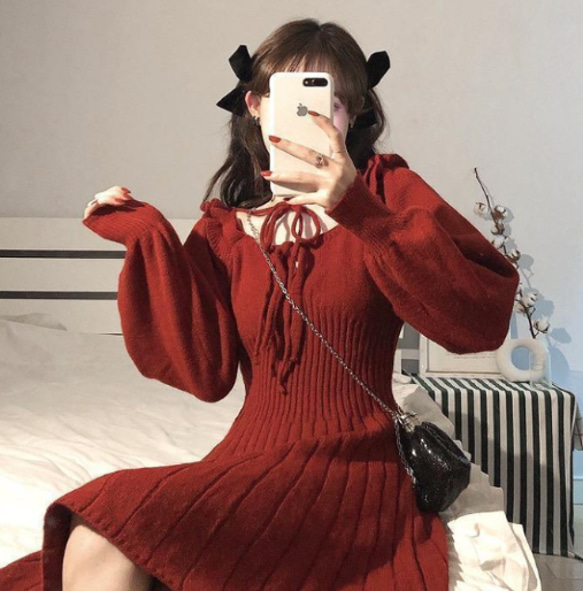 ATELIER BOZ フォティオスミニワンピース 黒×白 アトリエボズ