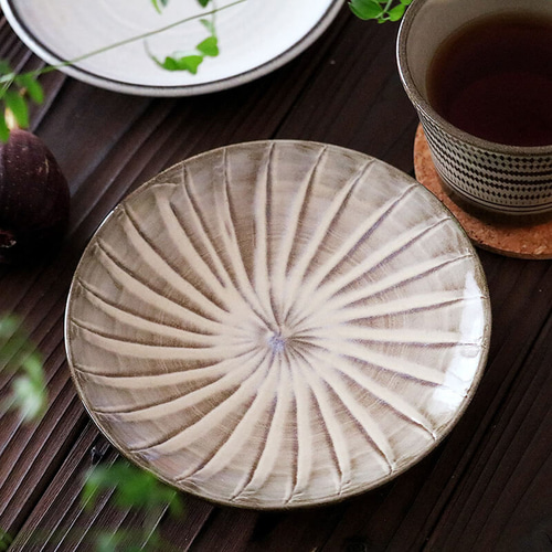 小石原焼　刷毛目皿　早川窯元　大皿　飾り皿 小石原焼 早川窯元 刷毛目豆皿 | MatsuBokkuri