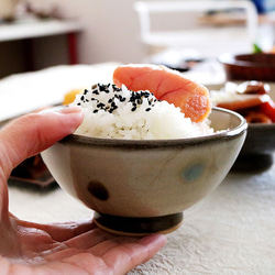 Koishiwarayaki Sansai 飯碗米飯碗棕色棕色12cm Marudai 窯陶飯碗時尚 第7張的照片
