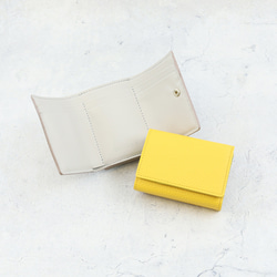 [黃色] 想要給別人看的/最小又可愛的緊湊型三折錢包[怪物迷你錢包] 第3張的照片