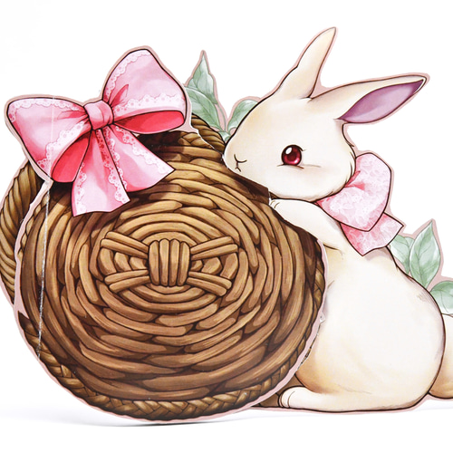 ポップアップカード 】イースター/うさぎ メッセージカード Mikan 通販