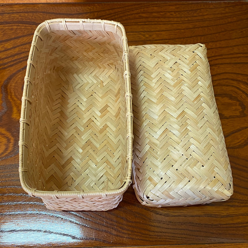 高さのある竹のお弁当箱 ランチボックス(長方形・大) 弁当箱・ランチ