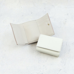 [Off-white] 想要給別人看的/最小又可愛的緊湊型三折錢包 [Monster Mini Wallet] 第3張的照片