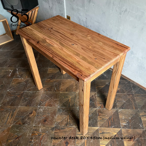 カウンターデスク】90×30cm 高さ60cm 無垢材 【サイズオーダー カウンターデスク】90×30cm 高さ60cm 無垢材 【サイズオーダー